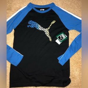 Boys puma long sleeve shirt